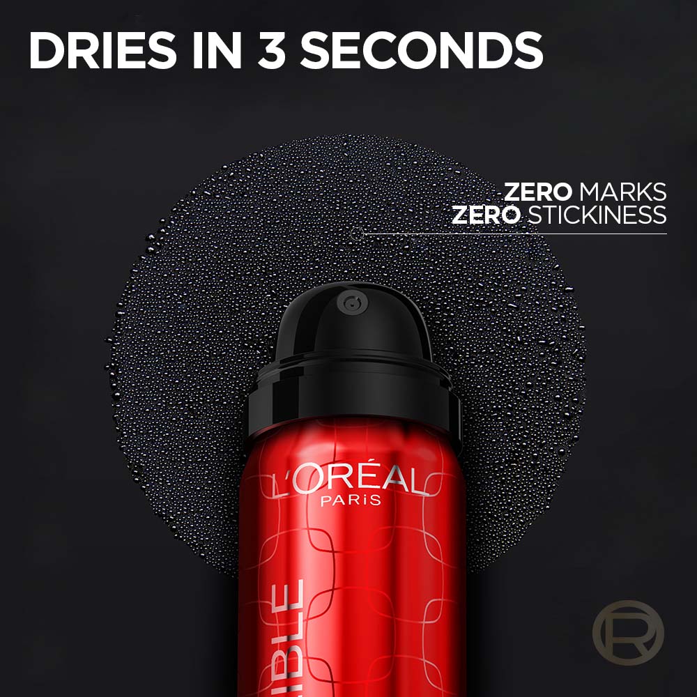 L'Oreal Paris Infallible 3-Second Setting Spray, 36hr Long Lasting Makeup, 75ml Buy at Indicrest Image 3