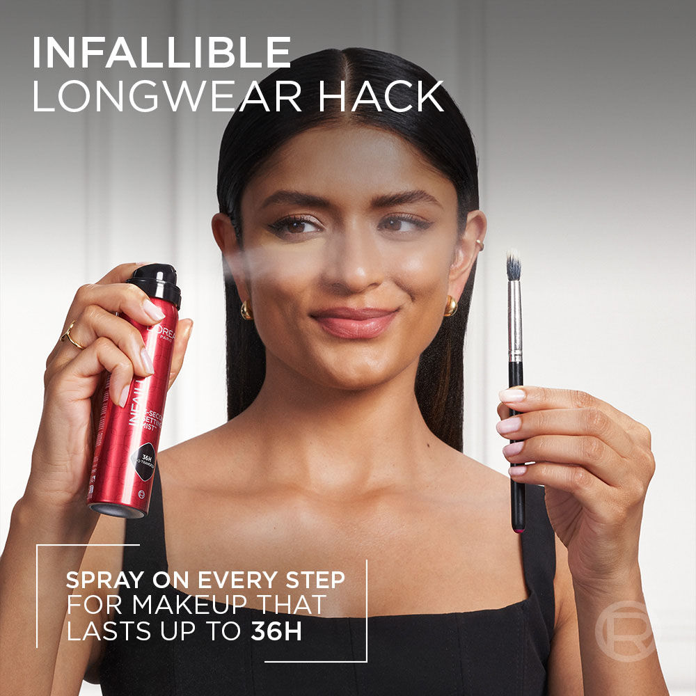 L'Oreal Paris Infallible 3-Second Setting Spray, 36hr Long Lasting Makeup, 75ml Buy at Indicrest Image 6