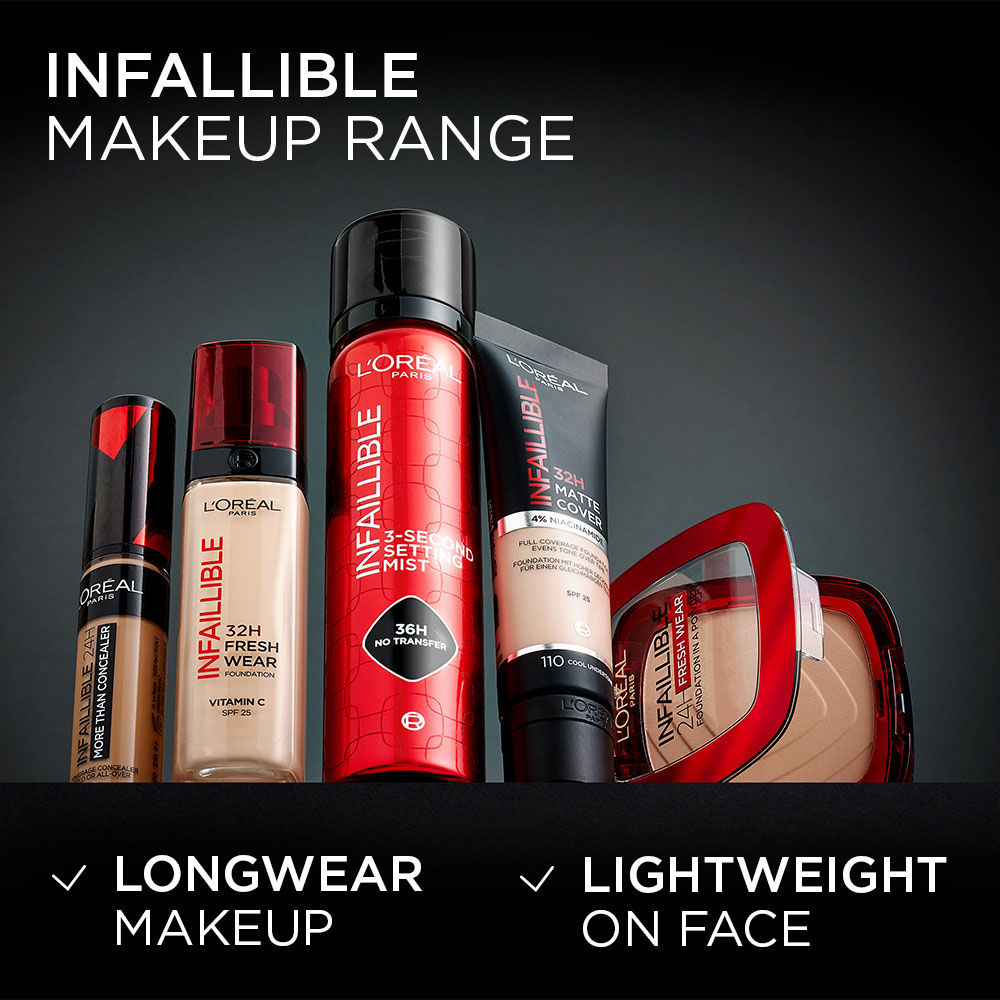 L'Oreal Paris Infallible 3-Second Setting Spray, 36hr Long Lasting Makeup, 75ml Buy at Indicrest Image 7