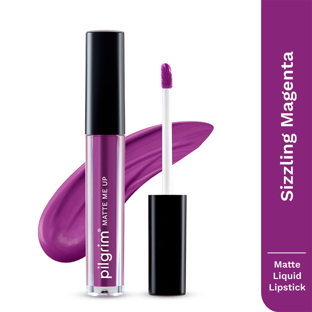 Pilgrim Matte Me Up Liquid Lipstick, The Red Stiletto - 01 - Image 2 - Buy from Indicrest