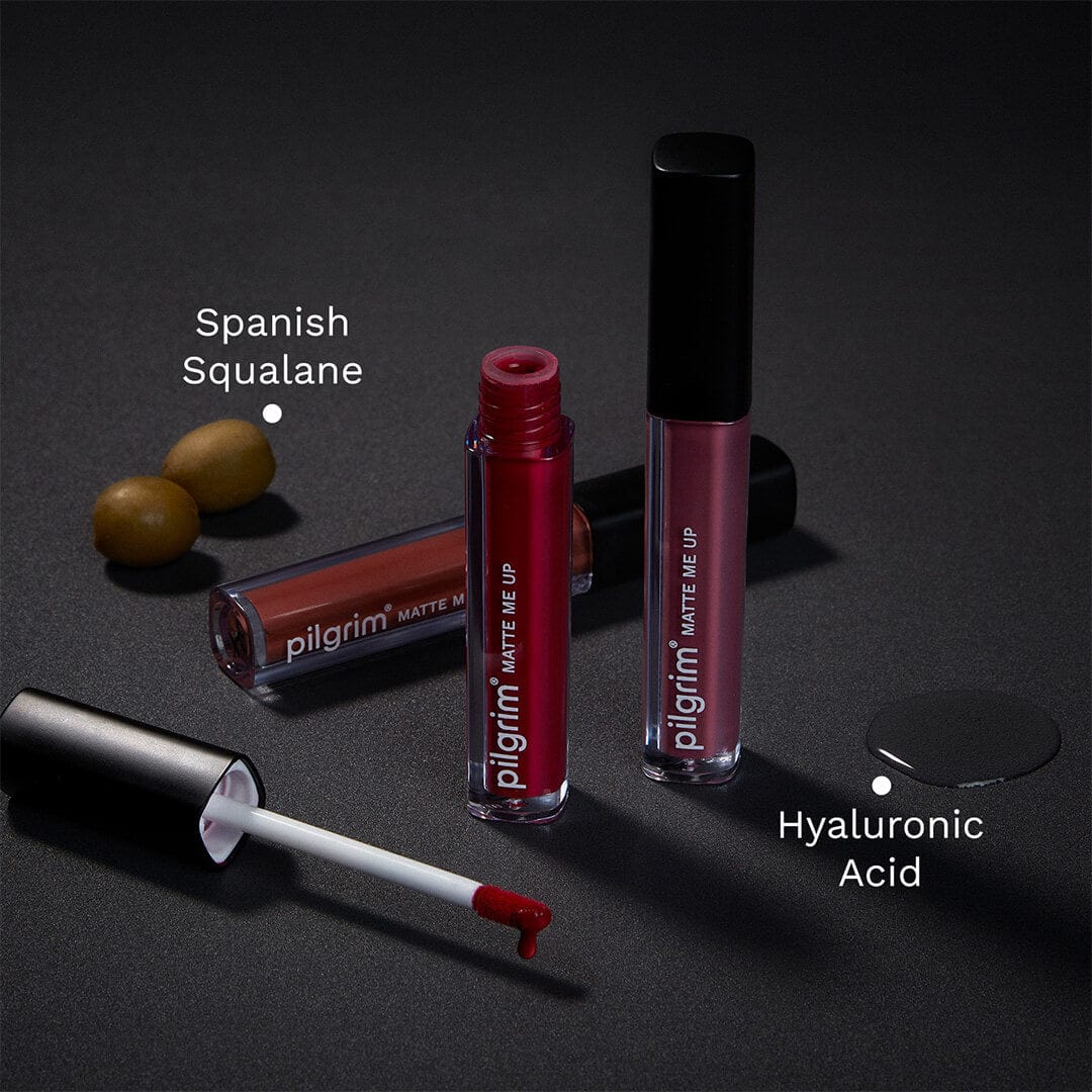 pilgrim matte me up liquid lipstick sizzlin magenta 14   Image 6   Buy from Indicrest