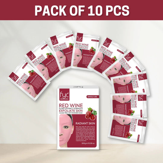 fyc-professional-red-wine-peel-off-mask-pack-of-10 - Buy from Indicrest