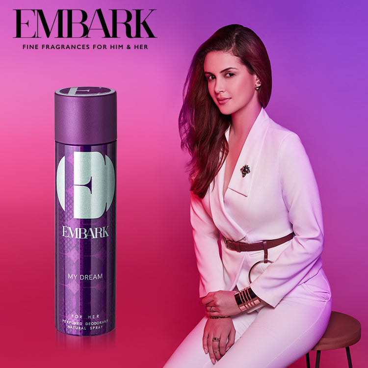 Embark Perfumes My Dream For Her - Perfumed Deodorant FLORAL - ORIENTAL - WOODY, 150 ml