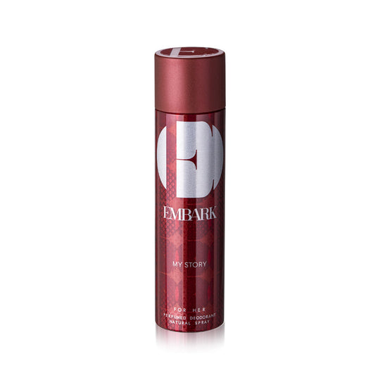 Embark Perfumes My Story For Her - Perfumed Deodorant ORIENTAL - FLORAL, 150 ml