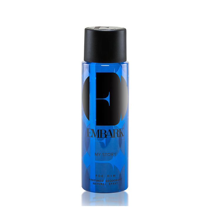 Embark Perfumes My Story For Him - Perfumed Deodorant CITRUS - SPICY - AQUATIC, 150 ml