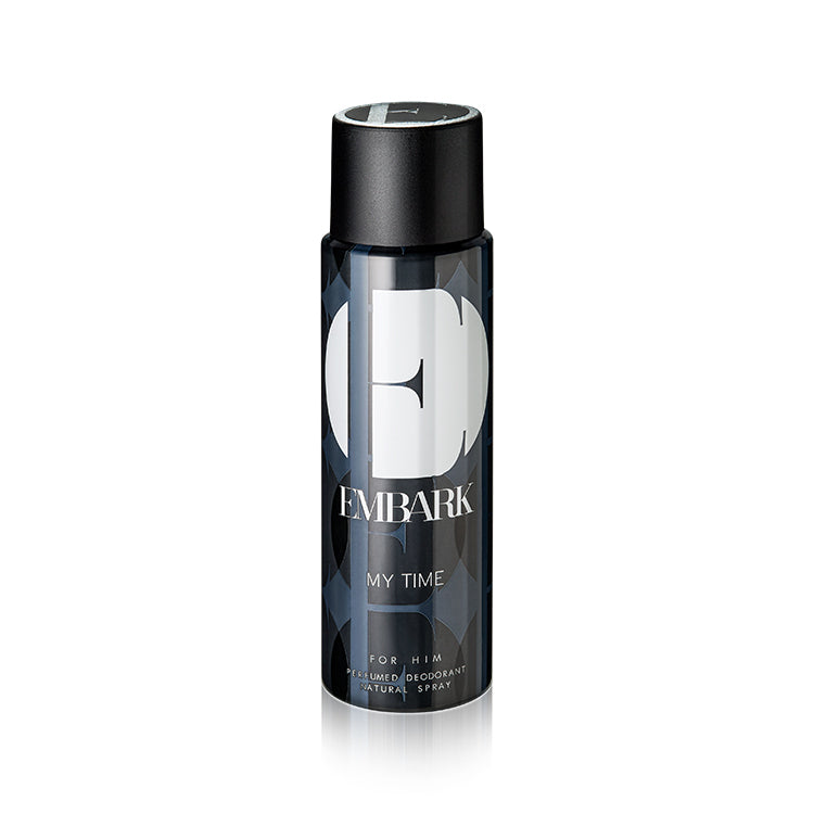 Embark Perfumes My Time For Him - Perfumed Deodorant AROMATIC - CHYPRE - AMBERY, 150 ml