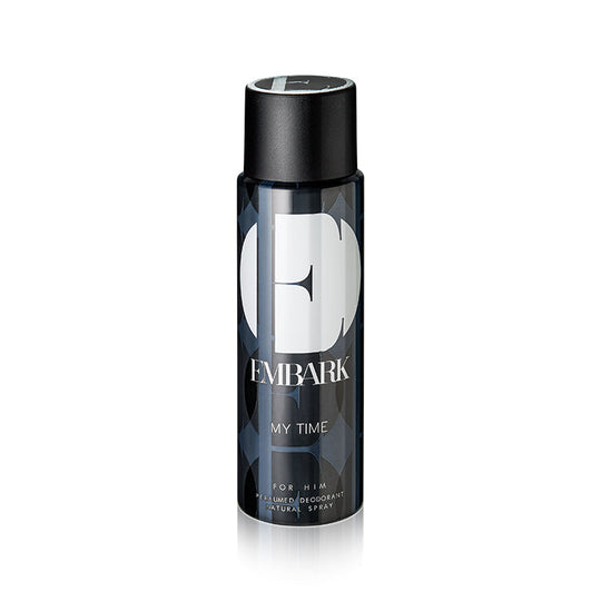 Embark Perfumes My Time For Him - Perfumed Deodorant AROMATIC - CHYPRE - AMBERY, 150 ml