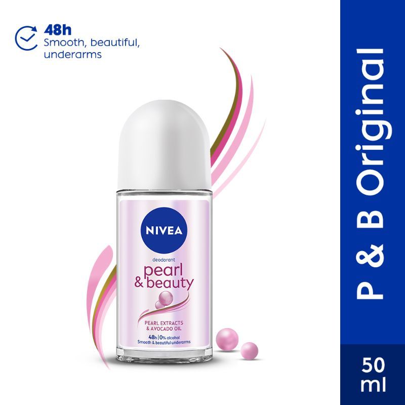 Nivea Bestselling- Smooth Underarms Deo Roll On Combo With Pearl Extracts & 0% Alcohol Buy at Indicrest Image 3