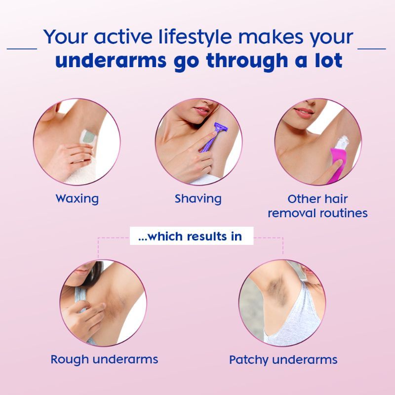 Nivea Bestselling- Smooth Underarms Deo Roll On Combo With Pearl Extracts & 0% Alcohol Buy at Indicrest Image 7