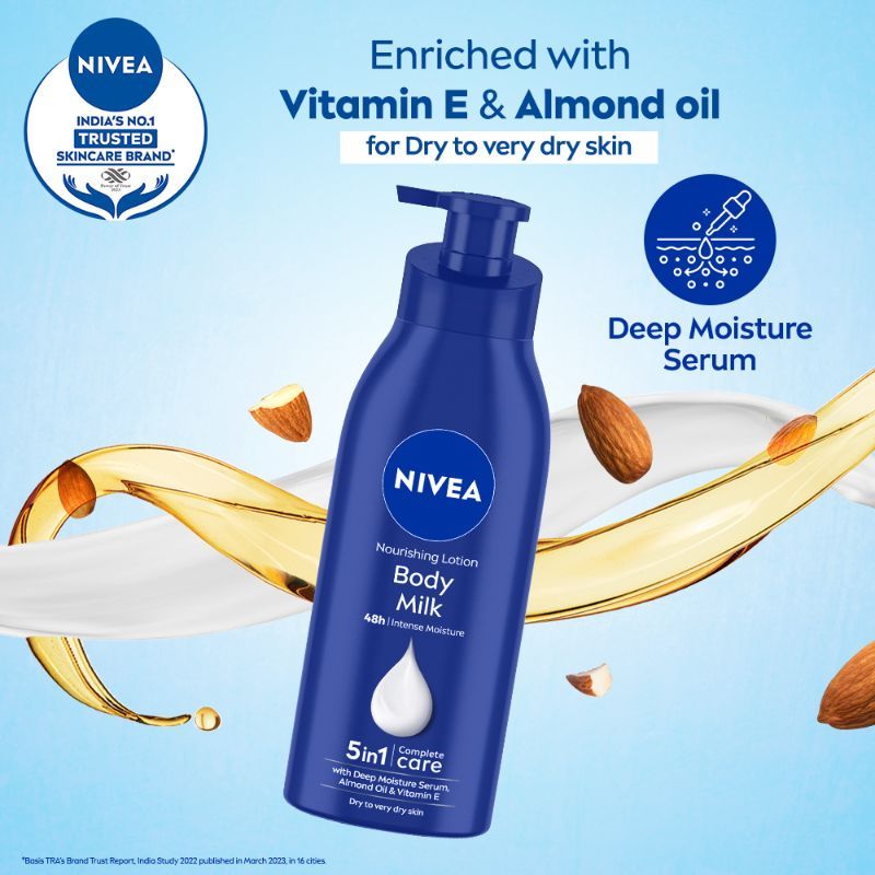Nivea Bestselling- Moisturizing Face & Body Care Combo, 600ml+300ml Buy at Indicrest Image 5