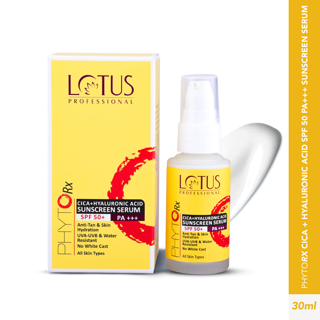 lotus-professional-phytorx-cica-hyaluronic-acid-spf-50-pa-sunscreen-serum-30ml - Image 2 - Buy from Indicrest