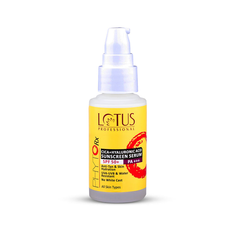 lotus-professional-phytorx-cica-hyaluronic-acid-spf-50-pa-sunscreen-serum-30ml - Buy from Indicrest