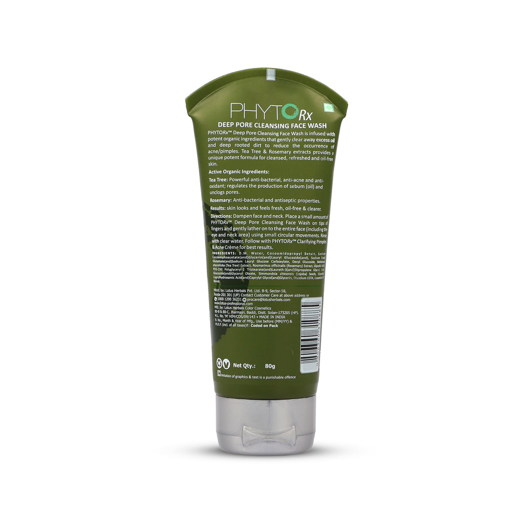 lotus-professional-phytorx-deep-pore-cleansing-face-wash-80g - Image 3 - Buy from Indicrest