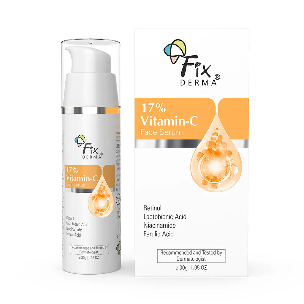 Fixderma 17% Vitamin C Face Serum | Quick Absorbing Serum for Bright & Even Toned Skin, 30g - Image 7 - Buy from Indicrest