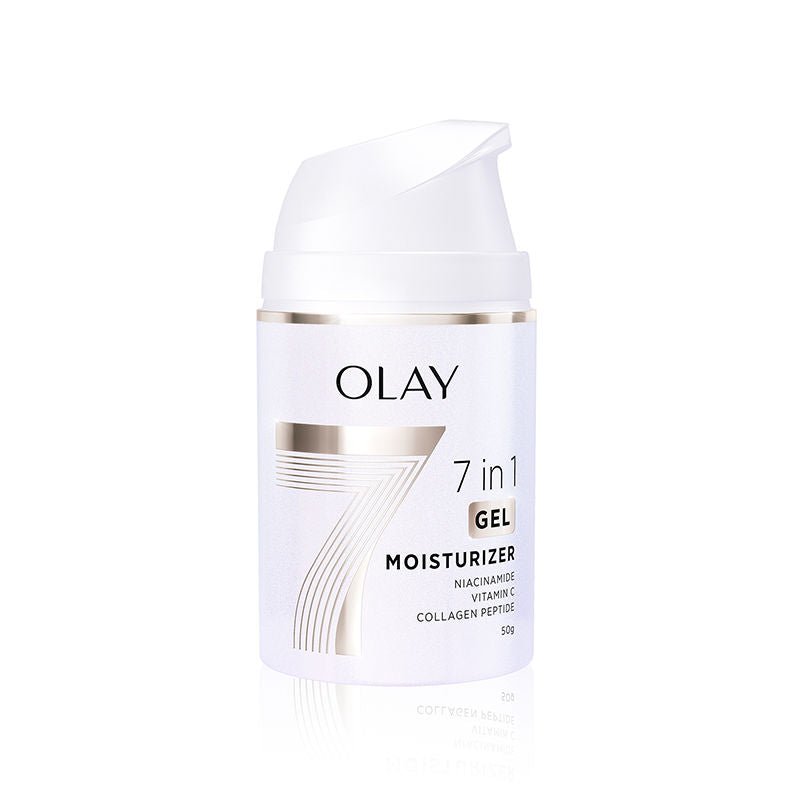 Olay 7in1 Gel Moisturizer with Niacimide, Vitamin C, Collagen Peptide, Fights 7 Skin Issues, 50g Buy at Indicrest Image 11