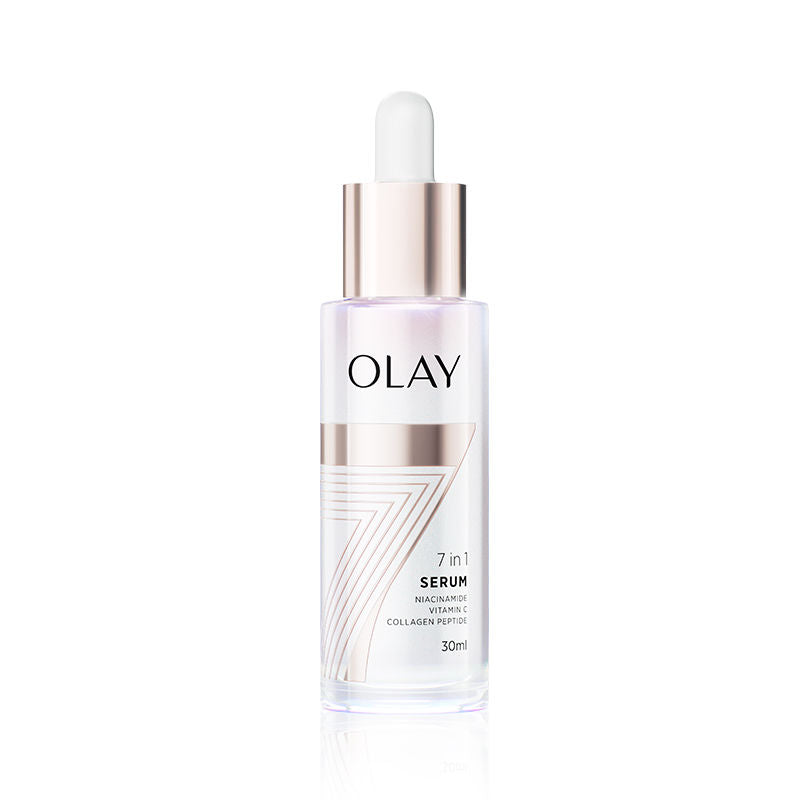 Olay 7in1 Serum with Niacimide, Vitamin C, Collagen Peptides, Fights 7 Skin Issues, 30ml Buy at Indicrest Image 12
