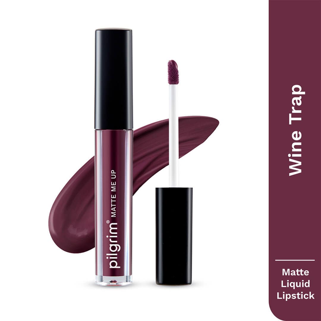 Pilgrim Matte Me Up Liquid Lipstick, Ruby Fling - 19 - Image 6 - Buy from Indicrest