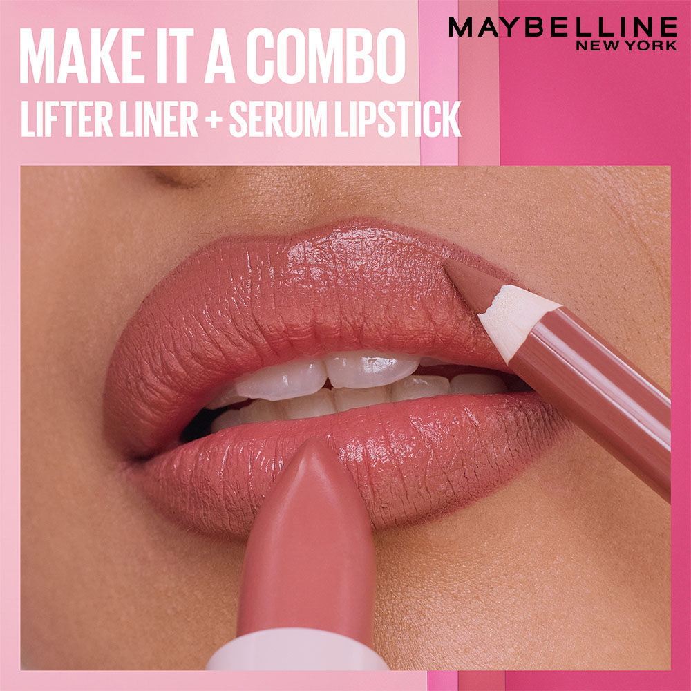 Maybelline Serum Matte Lipstick - 8Hr hydration, One-Swipe Bold Color - 003 Open Late, 4.5g Buy at Indicrest Image 10