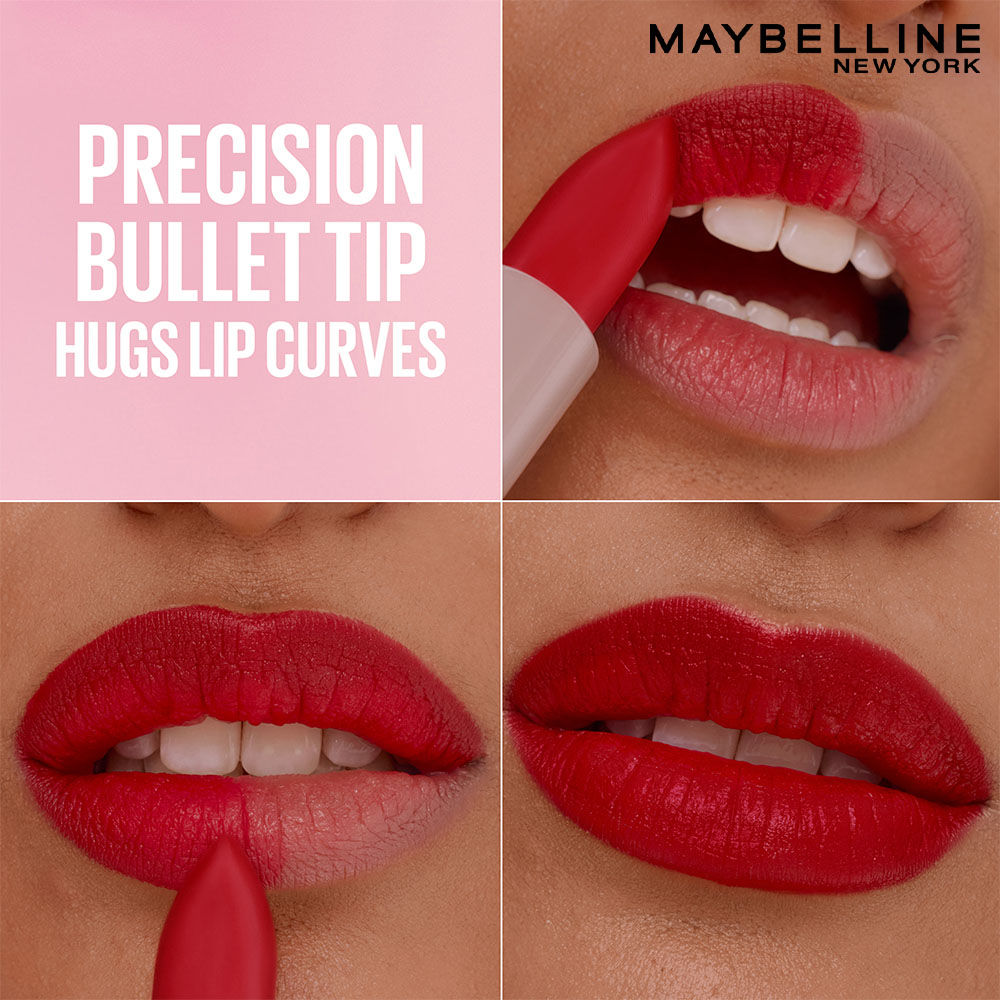 Maybelline Serum Matte Lipstick - 8Hr hydration, One-Swipe Bold Color - 003 Open Late, 4.5g Buy at Indicrest Image 7