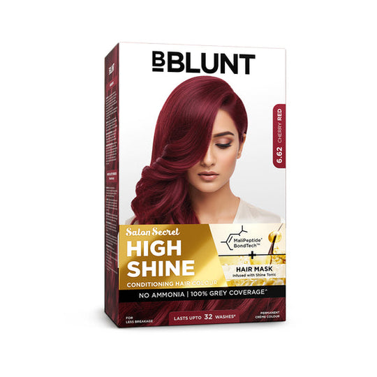 BBlunt Salon Secret High Shine Creme Hair Colour - Cherry Red - No.6.62 - 130g Buy at Indicrest