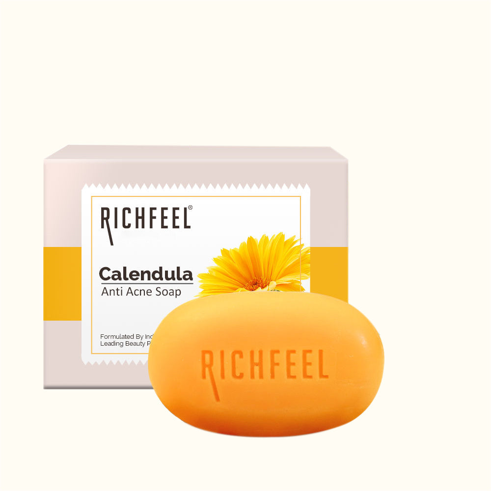 Richfeell Calendula Anti Acne Soap 75 g - Buy from Indicrest