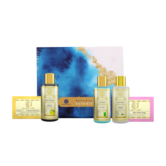 Khadi Natural Refreshing Bath Pack Bath Kit Free Size - Buy from Indicrest