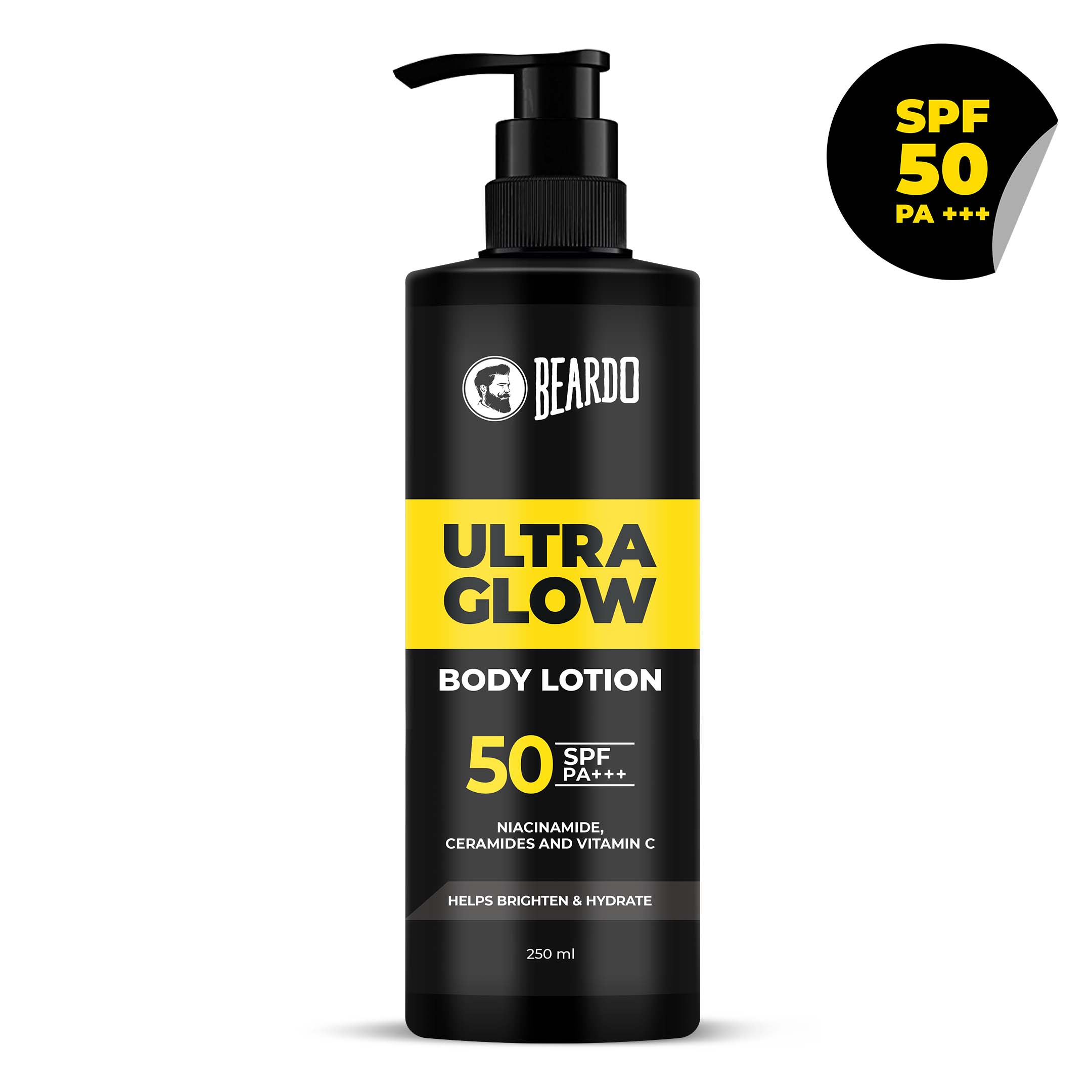 Beardo Ultraglow Body Lotion for Men, 250ml - Buy from Indicrest
