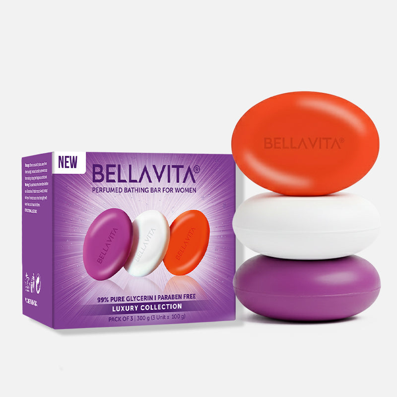 Perfumed Bathing Bar (Soap) For Women - 3 x 100g - Indicrest