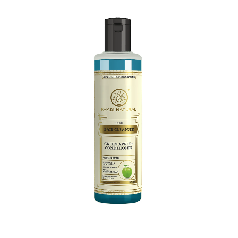 Khadi Natural Green Apple Conditioner With Hair Cleanser - 210ml Sale - Buy from Indicrest