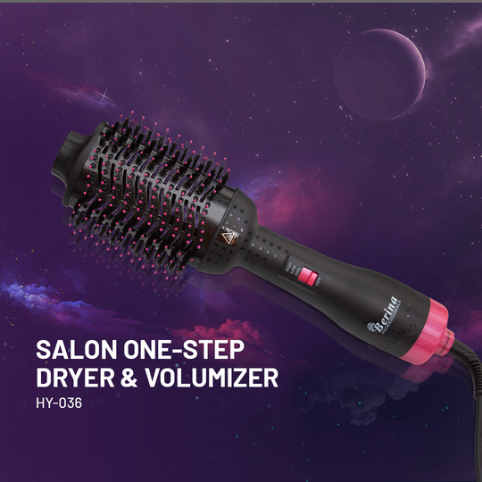 Berina Professional Salon One-Step Dryer & Volumizer HY-036 | Blow Dry, Style & Add Volume in One Step, HY-036 Buy from Indicrest