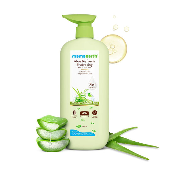 Mamaearth Aloe Refresh Hydrating Body Lotion, 400ml - Buy from Indicrest