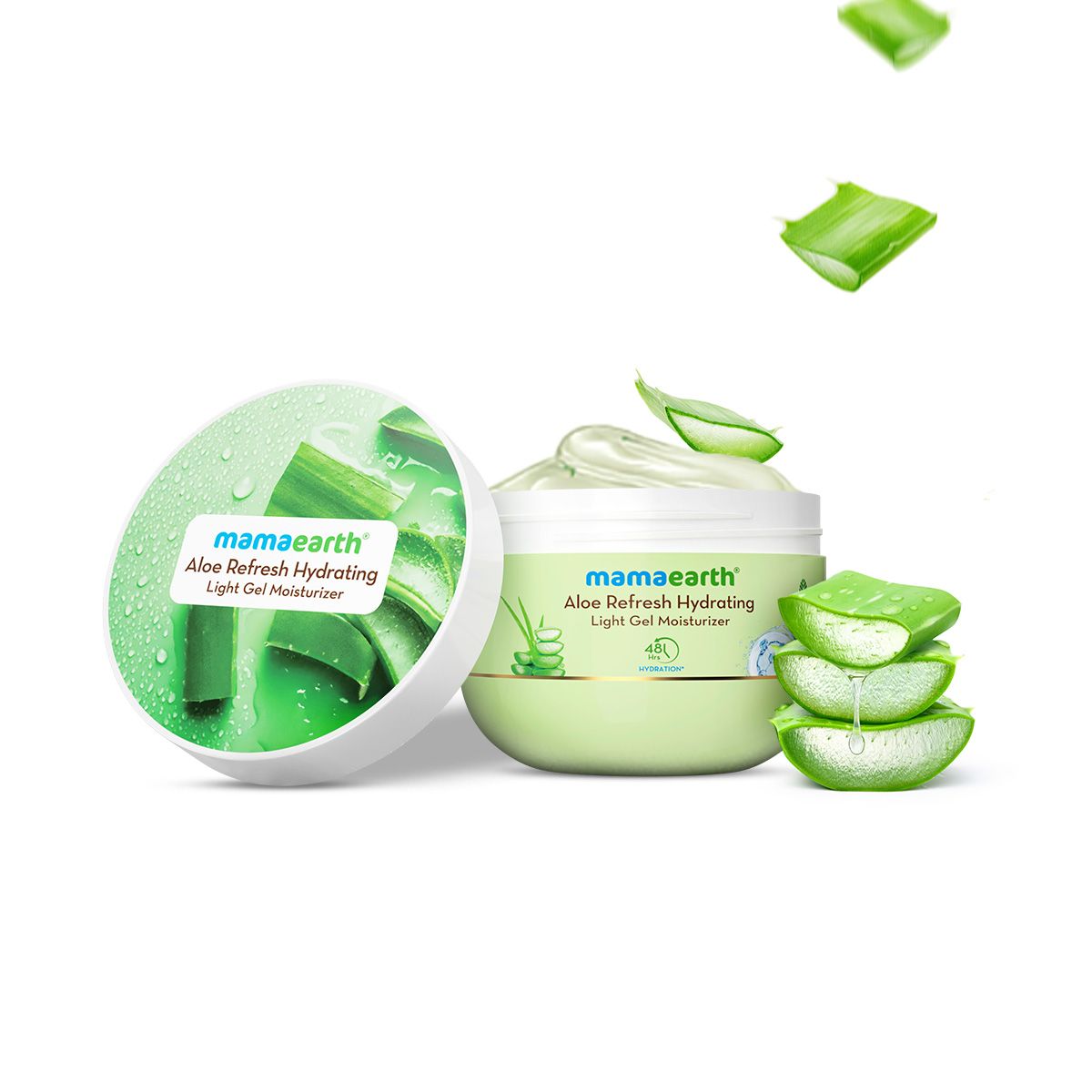 Mamaearth Aloe Refresh Hydrating Light Gel Moisturizer with Aloe Vera & Hyaluronic Acid for Hydrated Refreshed Skin, 200g - Buy from Indicrest