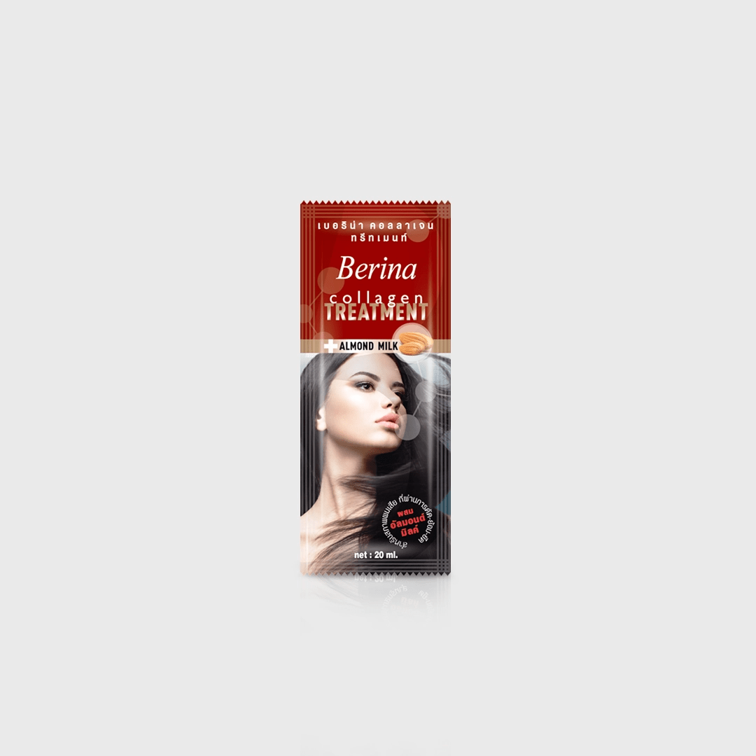 Berina Professional Hair Collagen Treatment Cream 500gm | Deep Repair & Smoothening for Dry, Frizzy Hair, 500g