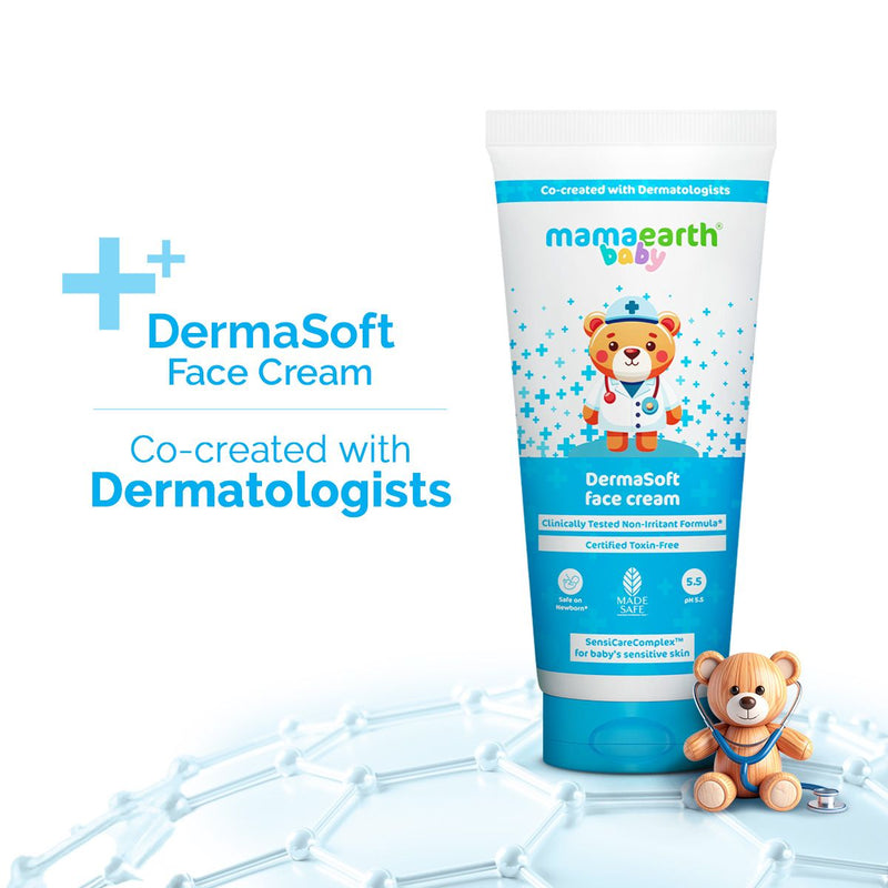 Mamaearth Baby DermaSoft Face Cream 80g - Buy from Indicrest