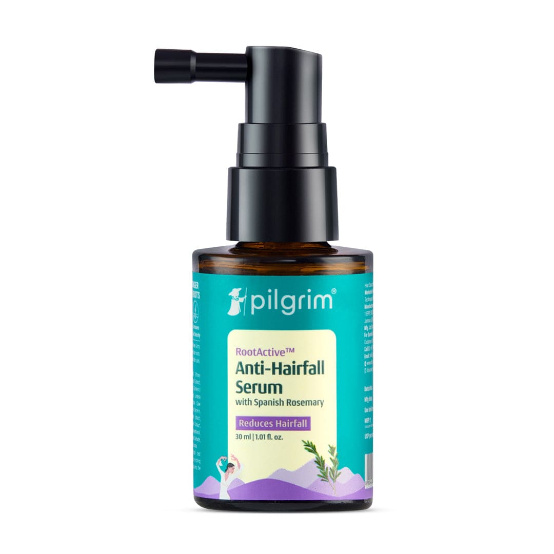 Pilgrim RootActive‚Ñ¢ Anti-Hairfall Serum With Spanish Rosemary, 30ml - Buy from Indicrest