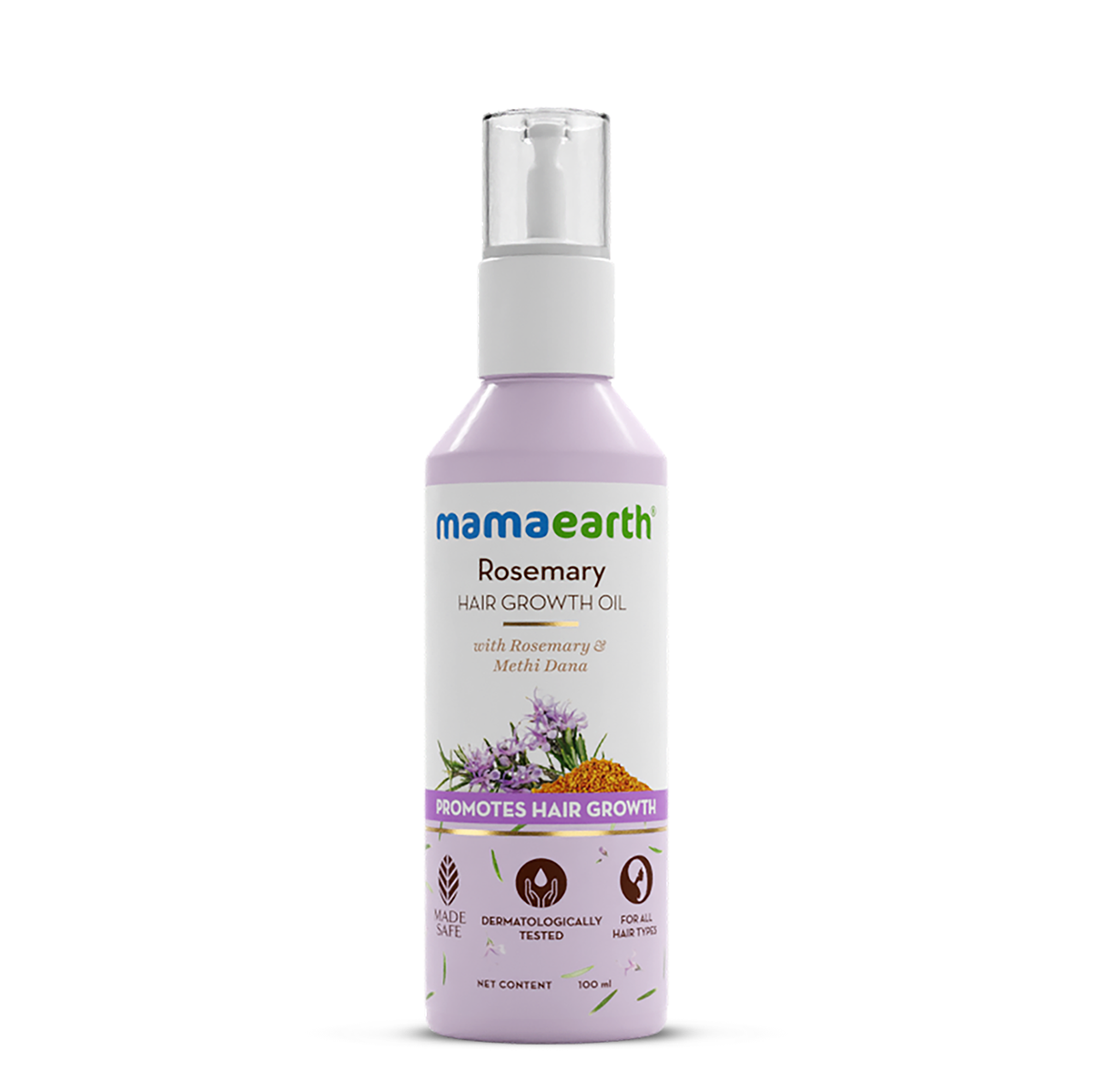 Mamaearth Rosemary Hair Growth Oil with Rosemary & Methi Dana for Promoting Hair Growth, 100ml - Image 8 - Buy from Indicrest