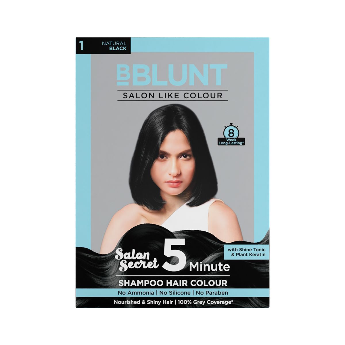 Bblunt Chocolate Dark Brown 5 Minute Shampoo Hair Colour, 20ml X 5, Natural Black - Image 8 - Buy from Indicrest