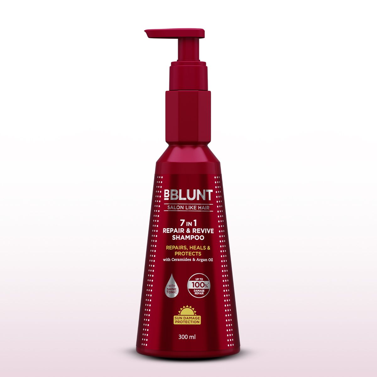 Bblunt 7 in 1 Repair & Revive Shampoo for Upto 100% Damage Repair, 300ml, Pack of 3 X 300ml - Image 10 - Buy from Indicrest