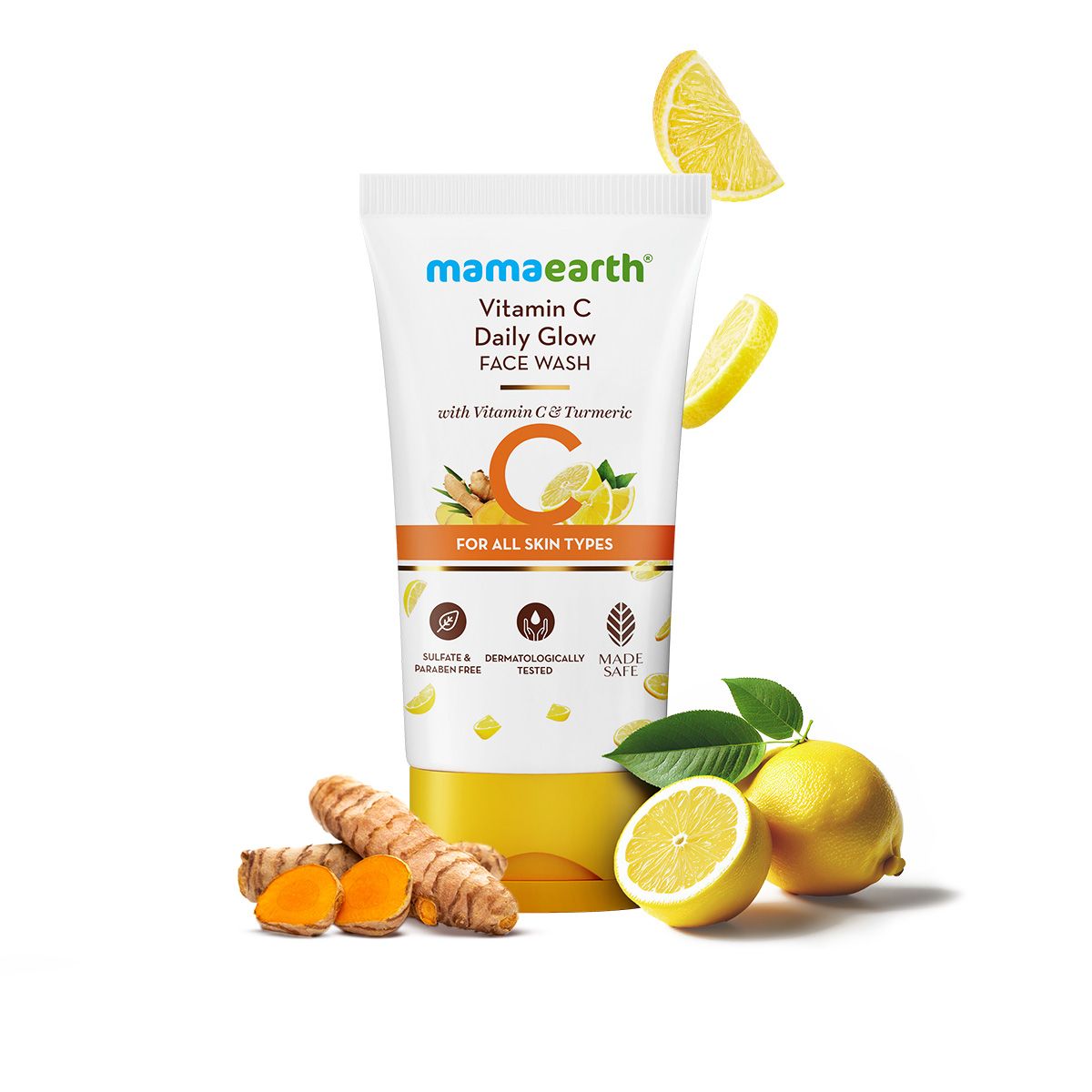 Mamaearth Vitamin C Face Wash with Vitamin C and Turmeric, 150ml - Buy from Indicrest
