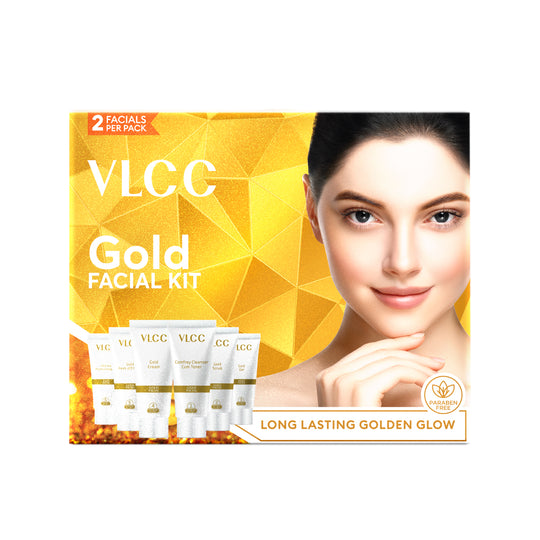 VLCC Gold Facial Kit For Luminous and Radiant Complexion - 60 g - Buy from Indicrest