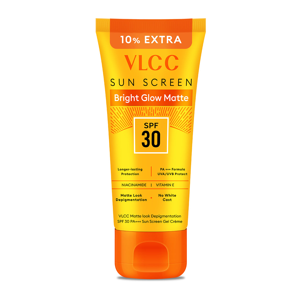 VLCC Bright Glow Matte SPF 30 PA+++ Sunscreen- 100 g with 10 g Extra - Buy from Indicrest