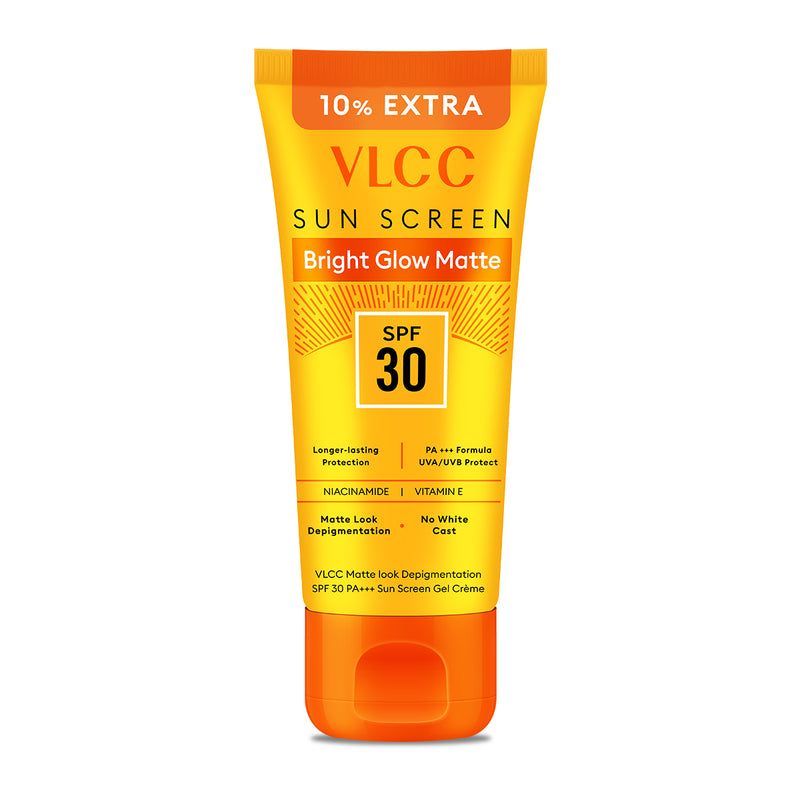 VLCC Bright Glow Matte SPF 30 PA+++ Sunscreen- 100 g with 10 g Extra - Buy from Indicrest