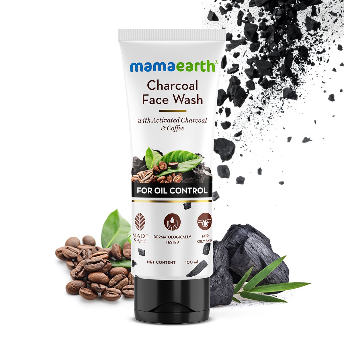 Mamaearth Charcoal Face Wash for Oil Control, 100ml - Buy from Indicrest