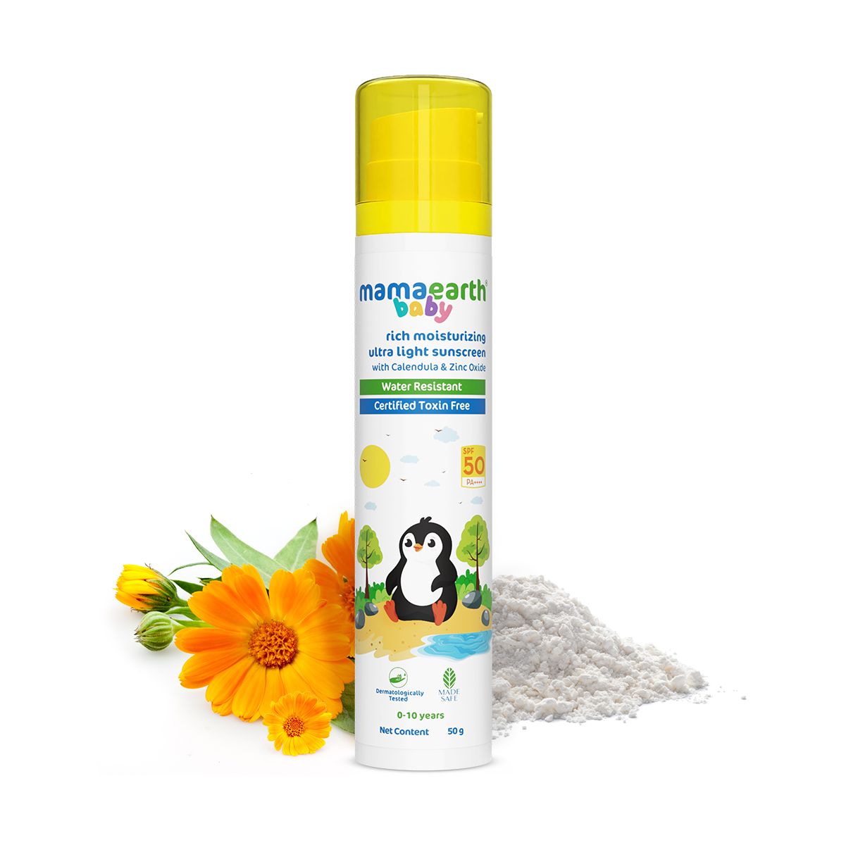 Mamaearth Baby Rich Moisturizing Ultra Light Sunscreen, 50g - Image 2 - Buy from Indicrest