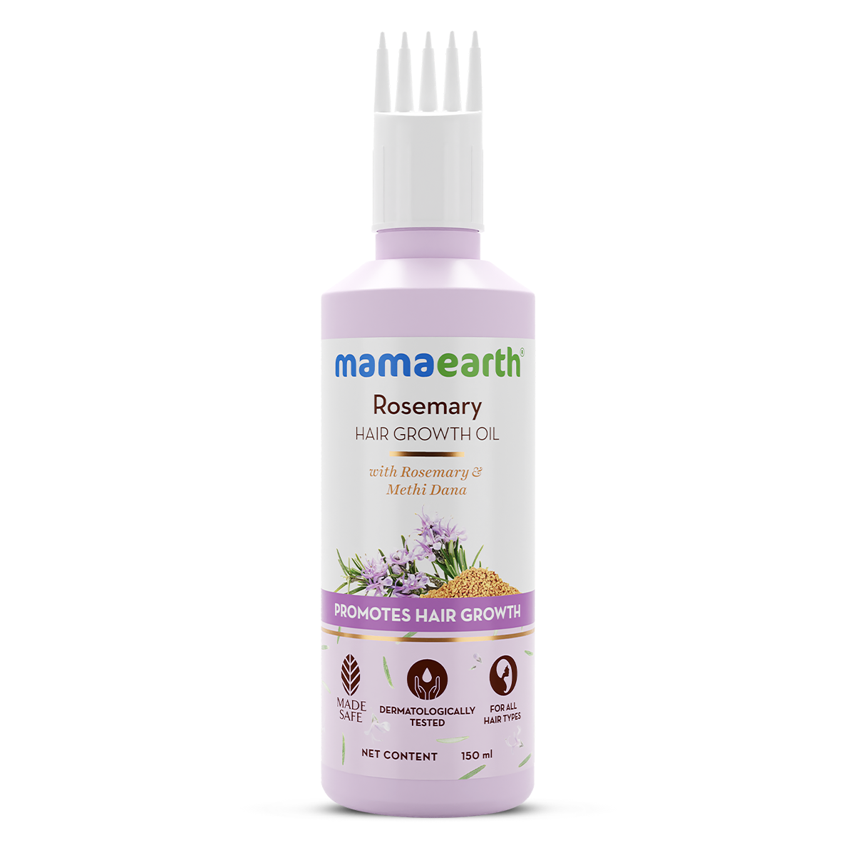 Mamaearth Rosemary Hair Growth Oil with Rosemary & Methi Dana for Promoting Hair Growth, 150ml - Image 7 - Buy from Indicrest