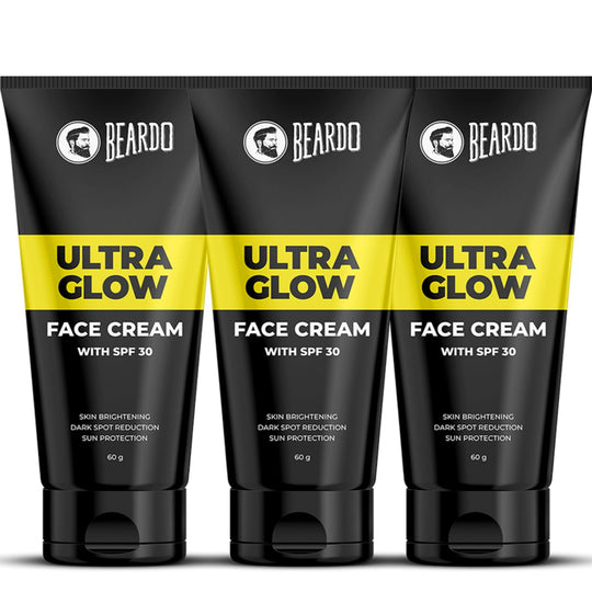 Beardo Ultraglow Face Cream SPF-30, Pack of 3 - Buy from Indicrest
