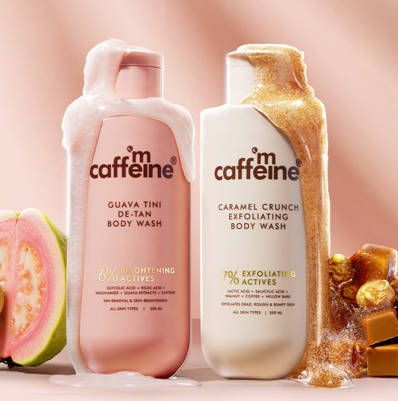 Mcaffeine De-Tan & Exfoliating Body Washes, Set of 2 X 300ml - Buy from Indicrest