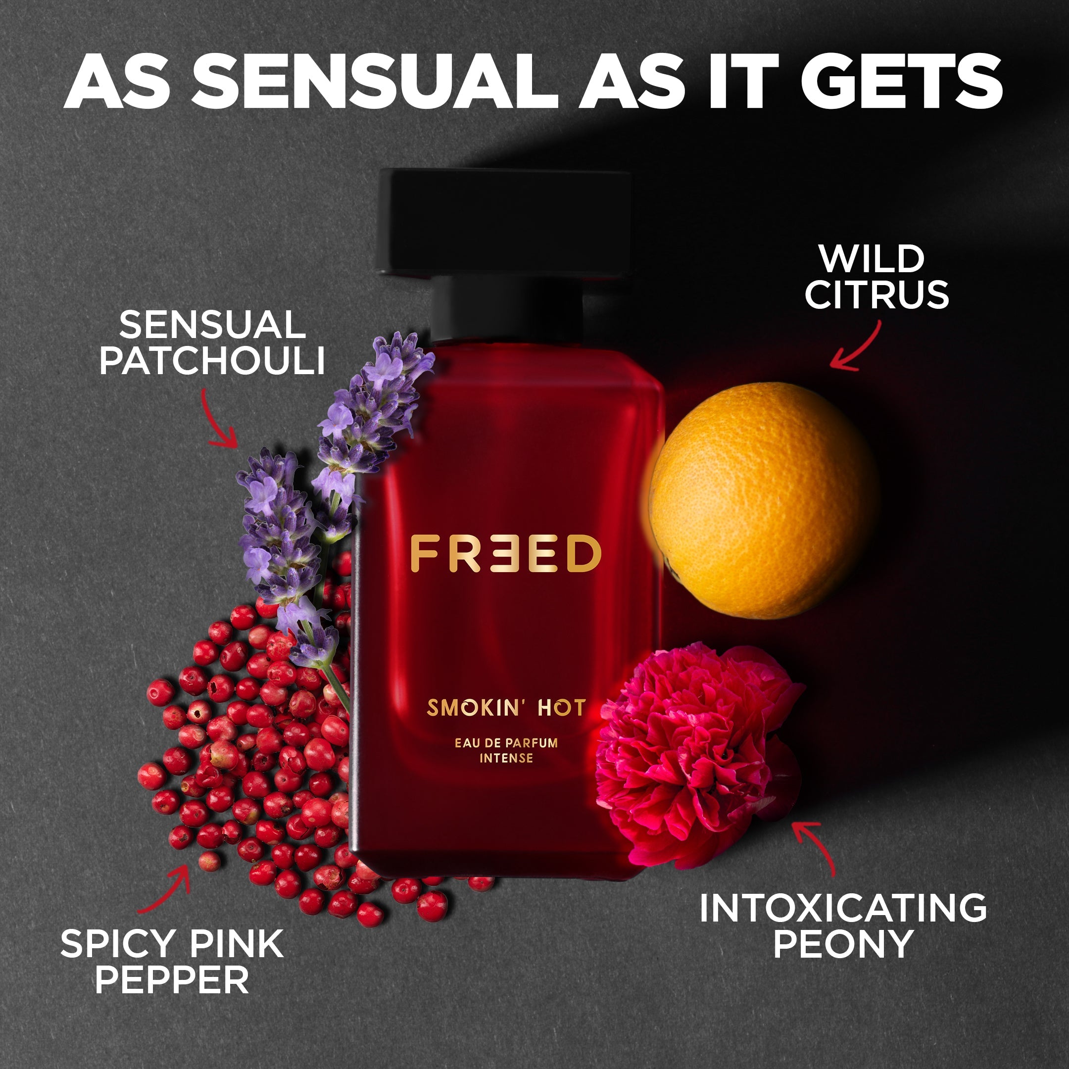 Beardo Freed Smokin' Hot Eau De Parfum Intense 80ml - Image 3 - Buy from Indicrest