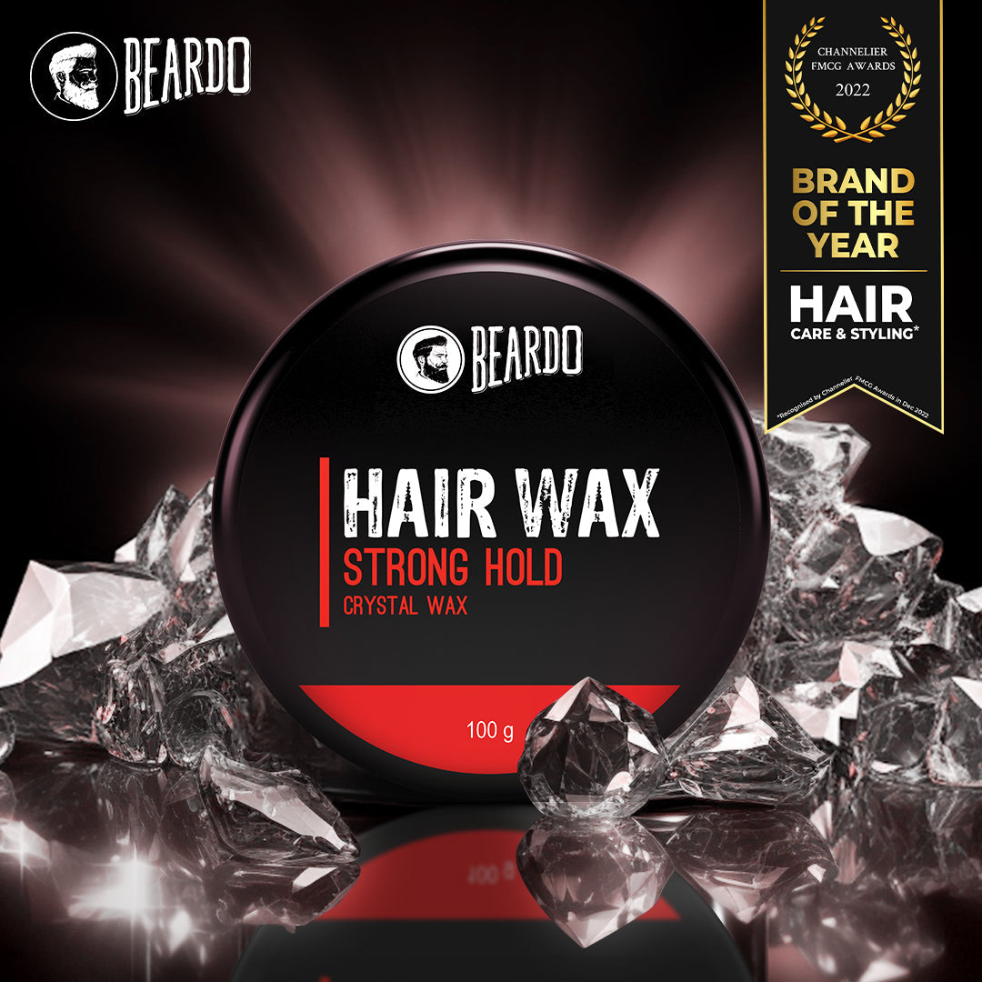 Beardo Hair Wax Strong Hold Crystal Gel Wax, 100g - Buy from Indicrest