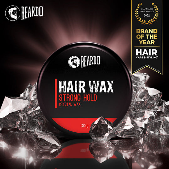 Beardo Hair Wax Strong Hold Crystal Gel Wax, 100g - Buy from Indicrest